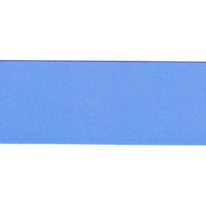 CAPRI BLUE 50mm (Folded) Woven Edge Satin Blanket Binding By The Metre