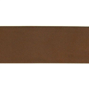 FRIAR BROWN 50mm (Folded) Woven Edge Satin Blanket Binding By The Metre