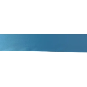 ISLAND BLUE 50mm (Folded) Woven Edge Satin Blanket Binding By The Metre