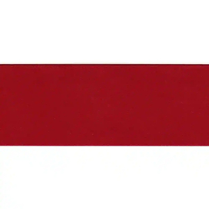 RED 50mm (Folded) Woven Edge Satin Blanket Binding By The Metre