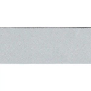 SHELL GREY 50mm (Folded) Woven Edge Satin Blanket Binding By The Metre