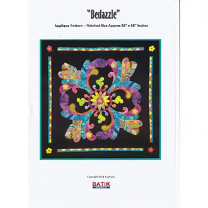 Batik Australia Applique Pattern, BEDAZZLE, (Pattern / instructions only, no fabric)