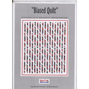 Batik Australia Quilt Pattern, BIASED, (Pattern / instructions only, no fabric)