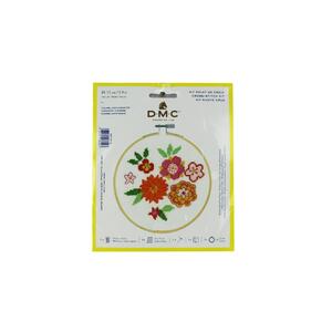 DMC JAPANESE FLOWERS Counted Cross Stitch Kit 15cm, BK1913