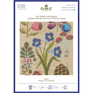 DMC FOREST Counted Cross Stitch Kit 23 x 33cm, BK1934