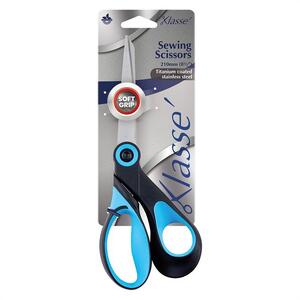 Klasse Sewing Scissors with Soft Grip Inlays 210mm (8 1/2&quot;) BK2408