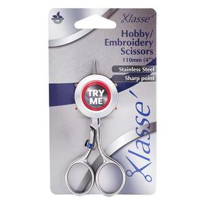 Klasse Hobby / Embroidery Scissors 110mm, Stainless Steel BK2604