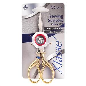Klasse Sewing Scissors 130mm, Ornate Handles Stainless steel BK2605