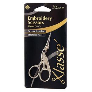 Klasse Stork Embroidery Scissors 90mm, Stainless Steel BK4603