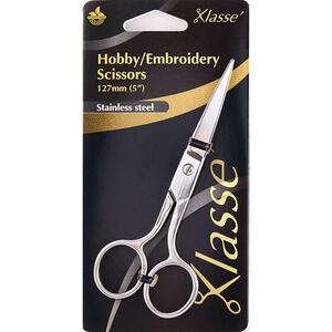 Klasse Stainless Steel Hobby/Embroidery Scissors, 127mm, 5&quot;, BK4605