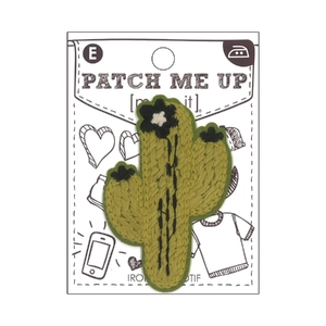 CACTUS Iron On Motif 4.5cm x 7cm - Patch Me Up by Make It BM6894