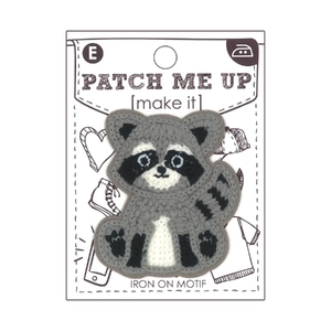 RACOON Motif Iron-On 5cm x 5.5cm - Patch Me Up by Make It