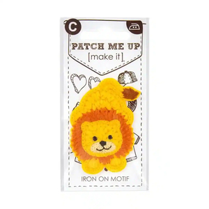 LION Motif Iron-On 4cm x 6cm - Patch Me Up by Make It BM6911