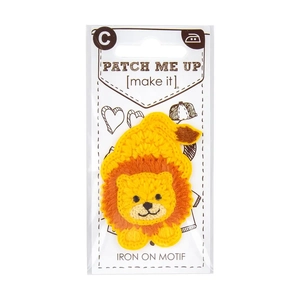 LION Motif Iron-On 4cm x 6cm - Patch Me Up by Make It BM6911