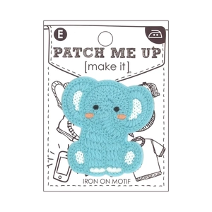 ELEPHANT Motif Iron-On 5cm x 5cm - Patch Me Up by Make It BM6912