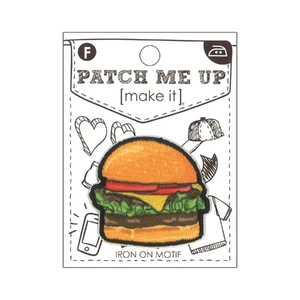 HAMBURGER Iron On Motif 5cm x 5cm - Patch Me Up by Make It BM6915