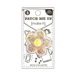 FLOWER Iron On Motif 4cm x 4cm - Patch Me Up by Make It BM6947