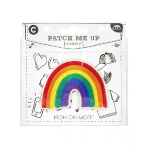 RAINBOW Motif Iron-On 7cm x 4.9cm - Patch Me Up by Make It BM6978