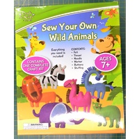 Sew Your Own Wild Animals Kit, Fully Boxed Kit, All You Need To Make Included