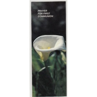 Prayer For First Communion Laminated Bookmark Prayer Card, 47mm x 132mm Holy Card
