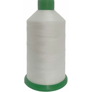 WHITE (105) No.20 Bonded Nylon Thread, 1500m Cone, Heavy Sewing