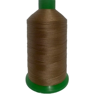 LIGHT EARTH BROWN (440) No.20 Bonded Nylon Thread, 1500m Cone, Heavy Sewing