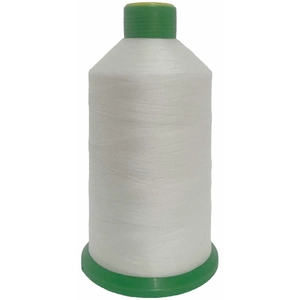WHITE (105) No.40 Bonded Nylon Thread, 3000m Cone, Heavy Sewing