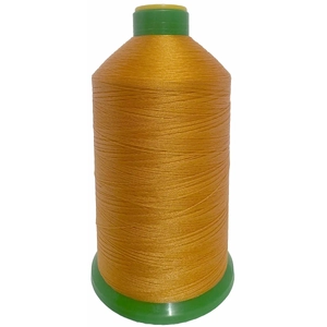 LIGHT ORANGE (107) No.40 Bonded Nylon Thread, 3000m Cone, Heavy Sewing