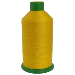 GOLDEN YELLOW (108) No.40 Bonded Nylon Thread, 3000m Cone, Heavy Sewing