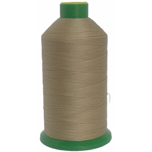 STONE BEIGE (115) No.40 Bonded Nylon Thread, 3000m Cone, Heavy Sewing