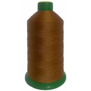 BURNT ORANGE (166) No.40 Bonded Nylon Thread, 3000m Cone, Heavy Sewing