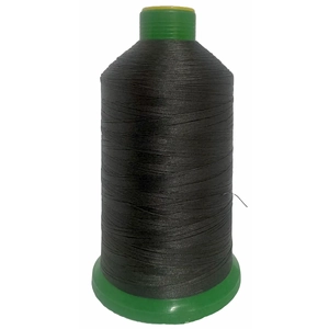 CHARCOAL (168) No.40 Bonded Nylon Thread, 3000m Cone, Heavy Sewing
