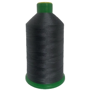 DARK STEEL (177) No.40 Bonded Nylon Thread, 3000m Cone, Heavy Sewing