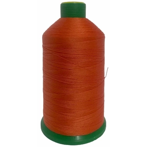 ORANGE (211) No.40 Bonded Nylon Thread, 3000m Cone, Heavy Sewing