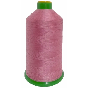 PINK (220) No.40 Bonded Nylon Thread, 3000m Cone, Heavy Sewing