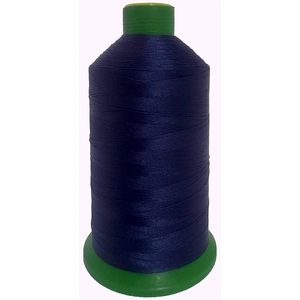 DARK BLUE (301) No.40 Bonded Nylon Thread, 3000m Cone, Heavy Sewing