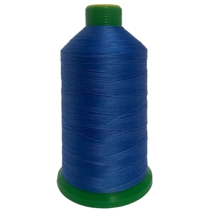 BLUE (328) No.40 Bonded Nylon Thread, 3000m Cone, Heavy Sewing