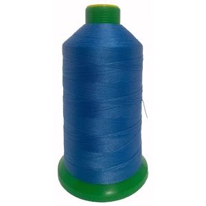 MID BLUE (329) No.40 Bonded Nylon Thread, 3000m Cone, Heavy Sewing