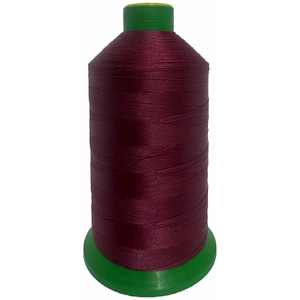 CLARET (408) No.40 Bonded Nylon Thread, 3000m Cone, Heavy Sewing