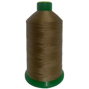 OLIVE BROWN (414) No.40 Bonded Nylon Thread, 3000m Cone, Heavy Sewing