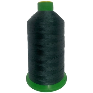 DARK TEAL (509) No.40 Bonded Nylon Thread, 3000m Cone, Heavy Sewing