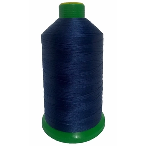 JUNIOR NAVY (520) No.40 Bonded Nylon Thread, 3000m Cone, Heavy Sewing