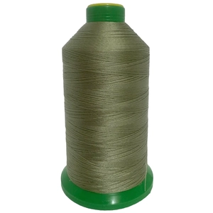 Light Khaki (591) No.40 Bonded Nylon Thread, 3000m Cone, Heavy Sewing