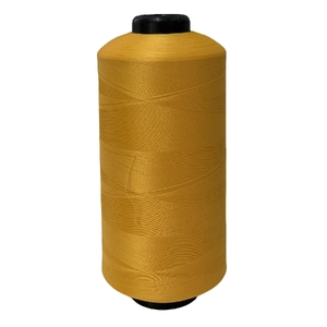 GOLD #104, Winloop Continuous Filament Textured Polyester Thread #150, 15,000m cone