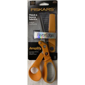 Fiskars Amplify RazorEdge Premium Fabric Shears 7081, Fiskars 8&quot; Scissors