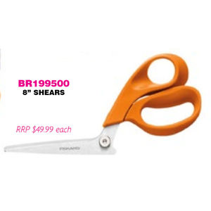 Fiskars Razor Edge Fabric Shears, Accurate 8&quot; Tabletop Fabric Cutting Scissors