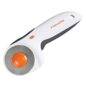 Fiskars Ergo Control 60mm Rotary Cutter, Ergonomic All Purpose Rotary Cutter