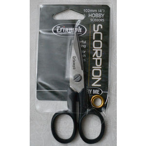 Triumph Scorpion Hobby Scissors 102mm (4") Heavy Duty Scissors
