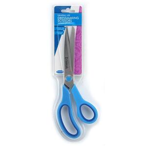 Triumph Dressmaking Scissors 245mm, 9.75&quot;, Soft Grip, New Blue Handles