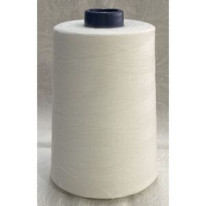 Tajima Bobbin Thread, Bobbinfil 60, White, 10,000m Cone, 100% Polyester